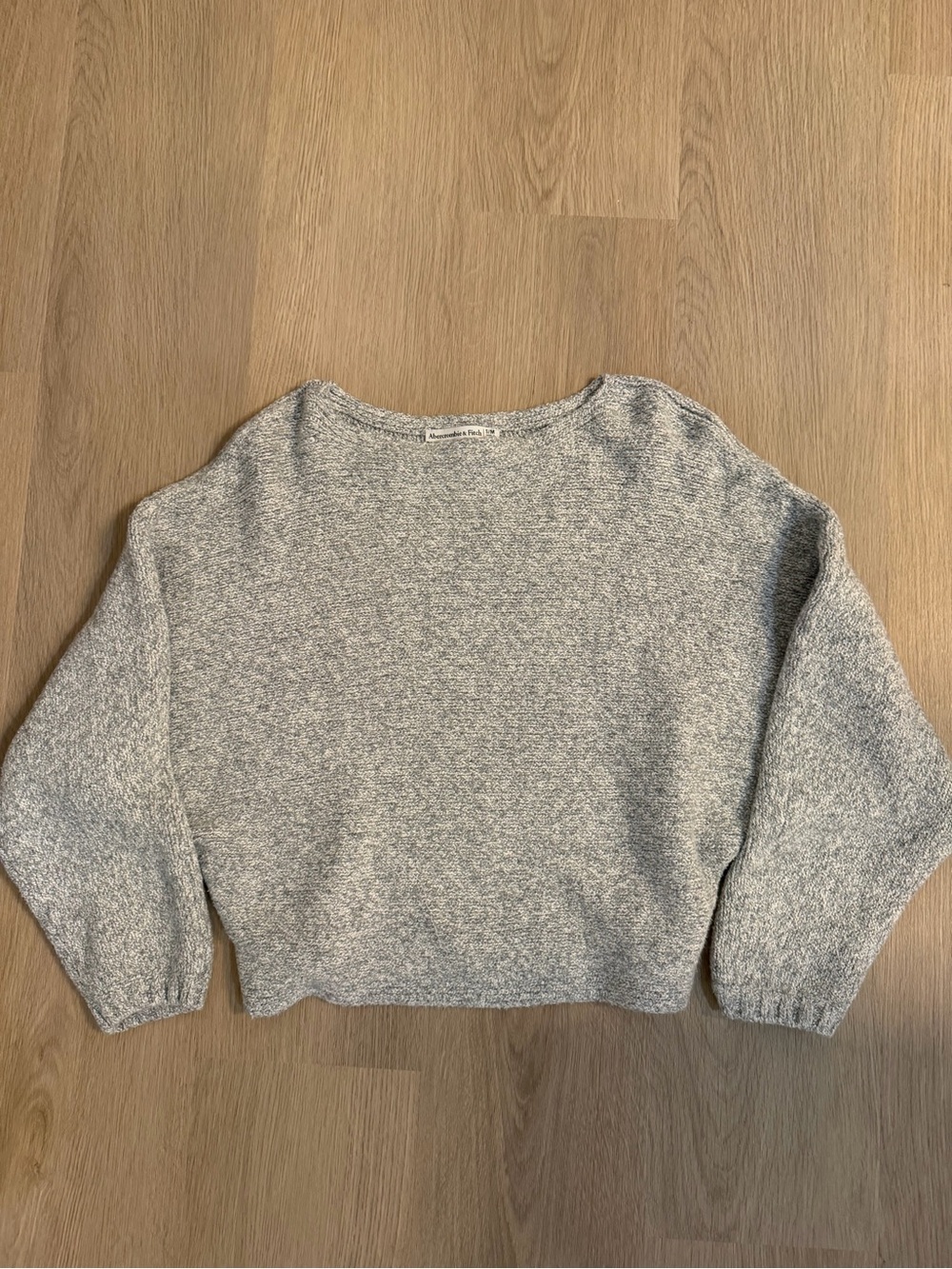 Gray Women's Crewneck Sweater - Lightweight Everyday Knit